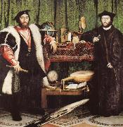 HOLBEIN, Hans the Younger The French Ambassadors painting
